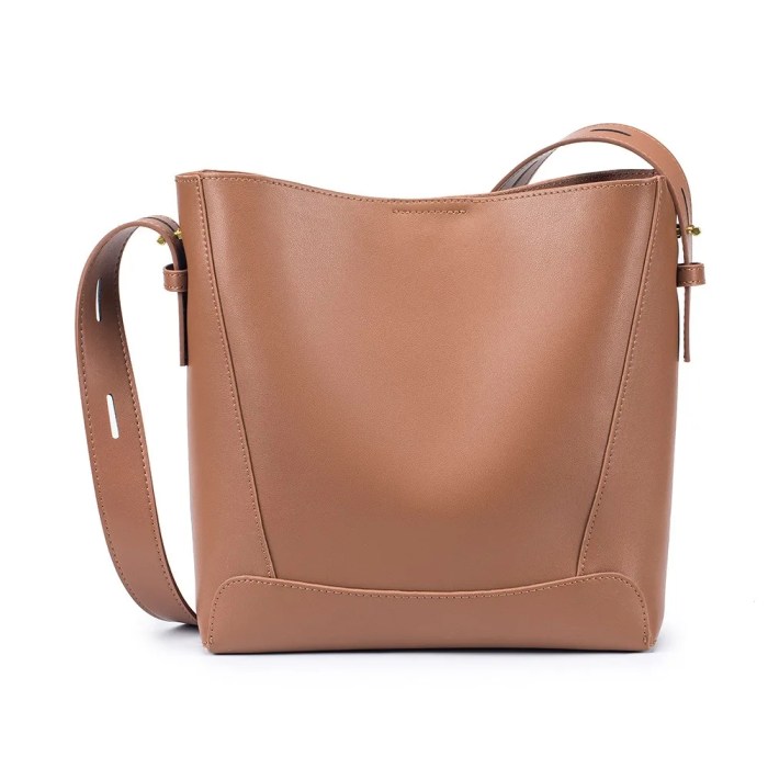 genuine leather bucket shoulder bag women cowhide luxury crossbody designer tote handbag lipstick phone large capacity Genuine Leather Bucket Shoulder Bag Women Cowhide Luxury Crossbody Designer Tote Handbag Lipstick Phone Large-capacity
