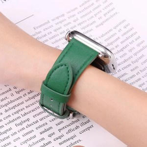 Leather Band for Apple Watch – Genuine Strap (40–49mm) Series 4–10, SE, Ultra 2 4