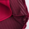 deep red women's velvet mini dress – retro v neck, long sleeve, slim fit with front knot detail Deep Red Women's Velvet Mini Dress – Retro V-Neck, Long Sleeve, Slim Fit with Front Knot Detail 3