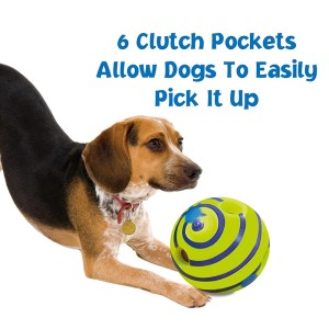 Pet Chew Ball for Cats & Dogs – Self-Activated Squeaky Toy, No Battery, Fun & Teeth Cleaning 3