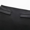 women's black leather look mini skirt – street style, high waist, slim a line with side zipper Women's Black Leather-Look Mini Skirt – Street Style, High Waist, Slim A-Line with Side Zipper 5