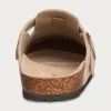 Women’s Suede Clogs – Fashionable Cork Suede Mules with Arch Support, Anti-Slip Outdoor Slippers 3