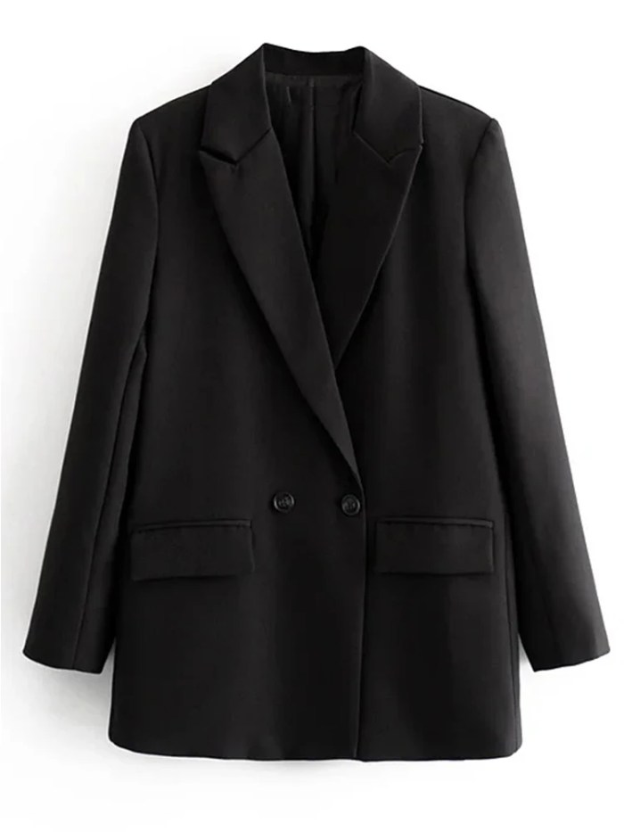 Women's Blazer Coat – Black, Beige, Khaki, Blue, Green, Gray, Fashionable Office Wear Outerwear Jackets 3