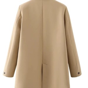 women's blazer coat – black, beige, khaki, blue, green, gray, fashionable office wear outerwear jackets Women's Blazer Coat – Black, Beige, Khaki, Blue, Green, Gray, Fashionable Office Wear Outerwear Jackets 4