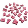 pink varsity crocs shoe charms for crocs – fun accessories for women, men, and kids Pink Varsity Crocs Shoe Charms for Crocs – Fun Accessories for Women, Men, and Kids