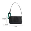 fashion panelled women shoulder bags designer patchwork underarm bag luxury pu leather handbags quality small flap famale purses Fashion Panelled Women Shoulder Bags Designer Patchwork Underarm Bag Luxury Pu Leather Handbags Quality Small Flap Famale Purses 5