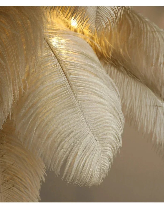 demi feather led floor lamp modern luxury Demi Feather LED Floor Lamp Modern Luxury