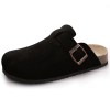 footbed clogs for women & men – fashion leather mules with arch support, comfortable indoor/outdoor flat slides Footbed Clogs for Women & Men – Fashion Leather Mules with Arch Support, Comfortable Indoor/Outdoor Flat Slides
