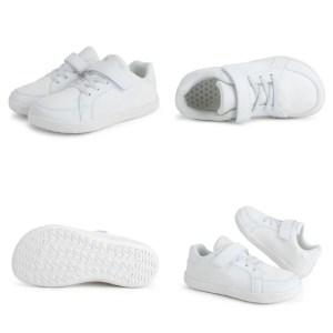 GudaFoot Little/Big Kid Wide Width Barefoot Shoes – Boys/Girls Minimalist Sneakers with Elastic Opening, Flexible Zero Drop Sole 6