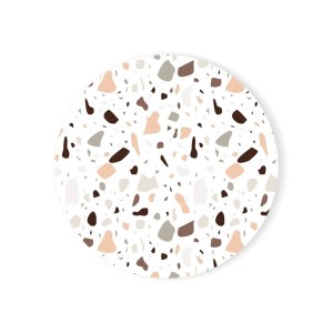 Terrazzo Ceramic Absorbent Coasters Avoid Furniture Being Scratched Coffee Table Decor Housewarming Gift for Home Decor 5