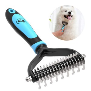 Double Sides Widened Pet Hair Remover Combs for Dogs, Hair Knot Tool, Grooming and Care Accessories 1