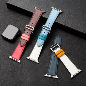 Leather Band for Apple Watch – Genuine Strap (40–49mm) Series 4–10, SE, Ultra 2 2