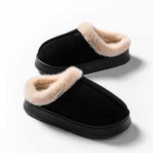 fashion women fluffy slippers for autumn and winter indoor eva thick sole anti slip and warm unisex slippers for winter Fashion Women Fluffy Slippers for Autumn and Winter Indoor EVA Thick Sole Anti-Slip and Warm Unisex Slippers for Winter 3