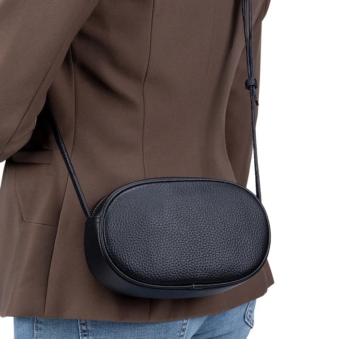 genuine leather phone shoulder bag cowhide handbag crossbody clutch lipstick pouch large capacity simple oval bag for women. Genuine Leather Phone Shoulder Bag Cowhide Handbag Crossbody Clutch Lipstick Pouch Large-Capacity Simple Oval Bag For Women. 2