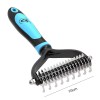 Double Sides Widened Pet Hair Remover Combs for Dogs, Hair Knot Tool, Grooming and Care Accessories