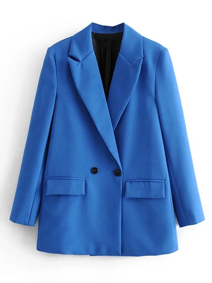 Women's Blazer Coat – Black, Beige, Khaki, Blue, Green, Gray, Fashionable Office Wear Outerwear Jackets 1