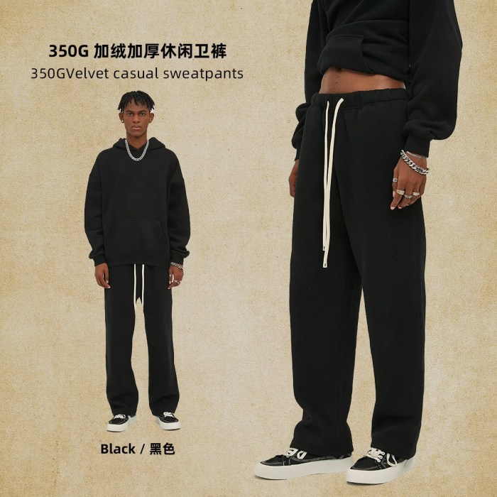 men's straight lined, soft cashmerie jogger sweatpants Men's Straight-lined, Soft Cashmerie Jogger Sweatpants 1