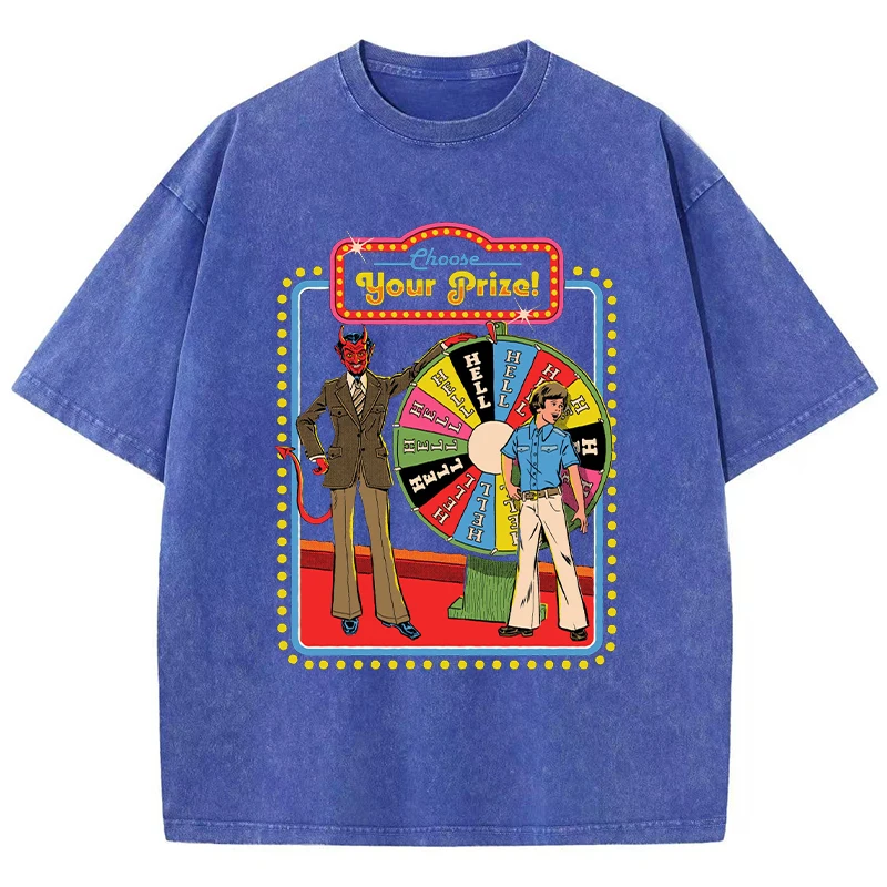 your prize comic washed t shirt – soft, breathable distressed tee Your Prize Comic Washed T-Shirt – Soft, Breathable Distressed Tee 5
