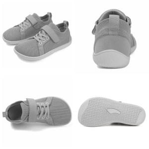 GudaFoot Kids Wide Toe Box Barefoot Shoes | Minimalist Sneakers for Boys/Girls | Zero Drop Toddler/Little/Big/Kid 3