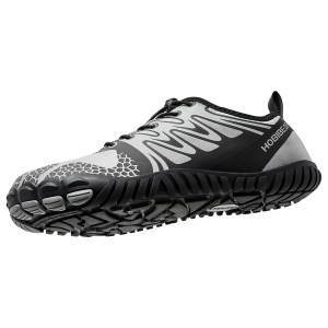 HOBIBEAR Wide Toe Barefoot Hiking Zero Drop Minimalist Elastic Band Shoes 3