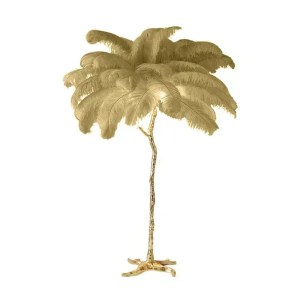 demi feather led floor lamp modern luxury