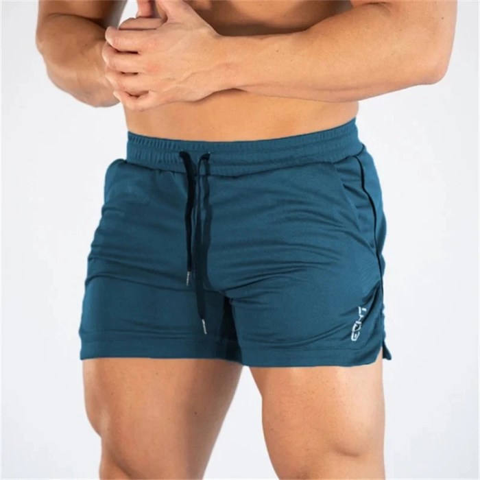 men's fitness sports shorts – breathable mesh workout shorts, quick dry beach shorts, summer activewear for gym and sports Men's Fitness Sports Shorts – Breathable Mesh Workout Shorts, Quick Dry Beach Shorts, Summer Activewear for Gym and Sports 3