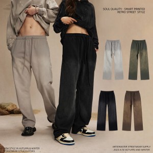 unisex straight cut tie dye sweatpants unisex Straight Cut Tie-dye sweatpants 1
