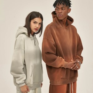 Unisex Ti Dye Thick Fleece Hoodie