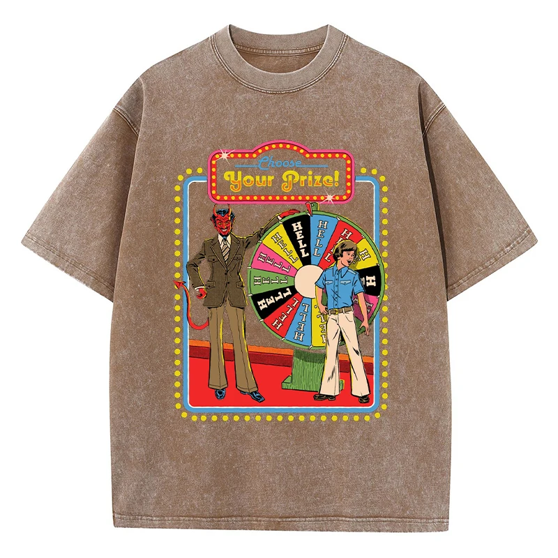 your prize comic washed t shirt – soft, breathable distressed tee Your Prize Comic Washed T-Shirt – Soft, Breathable Distressed Tee 6