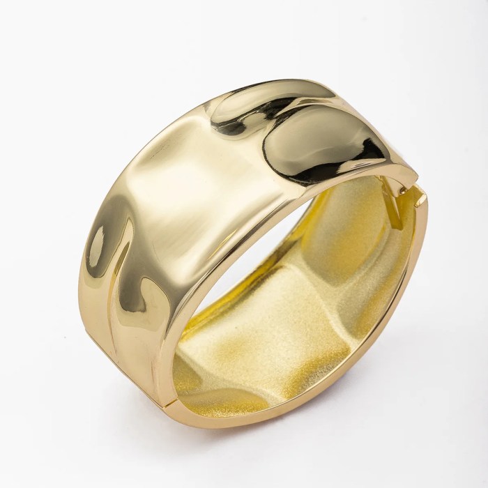 DIAZI Wide Cuff Bangle – Punk Metal Bracelet for Men & Women, Gift Jewelry