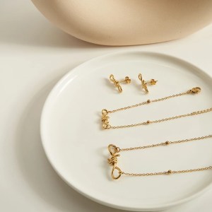 enfashion collar plant thorns pendant necklace for women's stainless steel 18k plated gold fashion simple dating jewelry p243471 ENFASHION Collar Plant Thorns Pendant Necklace For Women's Stainless steel 18K Plated Gold Fashion Simple Dating Jewelry P243471 3