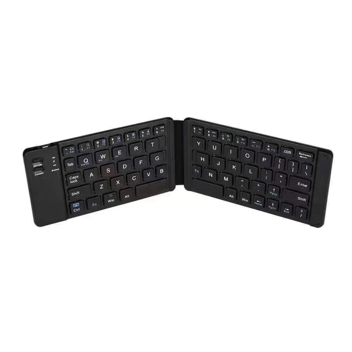Dormin Folding Bluetooth Keyboard – Wireless, Silent, Compact, and Portable for iPad, Mobile, Tablet, and Notebook