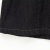 Black Women's Sleeveless Denim Dress – Mini Dress 4