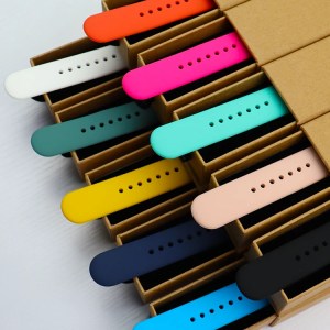 Silicone Strap For Apple Watch band 45mm 41mm 44mm 40mm 49mm 42mm 38mm Sport bracelet correa iwatch Series Ultra 8 7 se 6 5 4 3 1