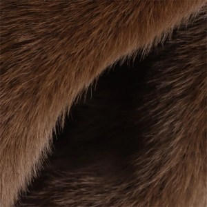 women's chocolate mocha faux fur short jacket – retro turn down collar, pockets, cropped straight blazer Women's Chocolate Mocha Faux Fur Short Jacket – Retro Turn-Down Collar, Pockets, Cropped Straight Blazer 2