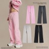 Unisex Drawstring Bell-bottom sweatpants 1