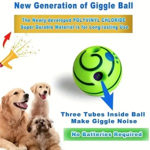 wobble wag giggle glow ball interactive dog toy fun giggle sounds when rolled or shaken pets know best as seen on tv Wobble Wag Giggle Glow Ball Interactive Dog Toy Fun Giggle Sounds When Rolled Or Shaken Pets Know Best As Seen On TV 3