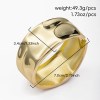 DIAZI Wide Cuff Bangle – Punk Metal Bracelet for Men & Women, Gift Jewelry 2