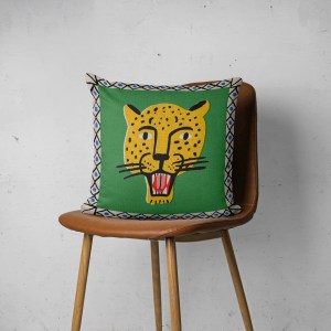 Cute Cartoon Tiger Cushion Cover Autumn Jungle Home Decoration Pillowcase Animal Sofa bedroom Cushion Cover Linen Pillowcase 2