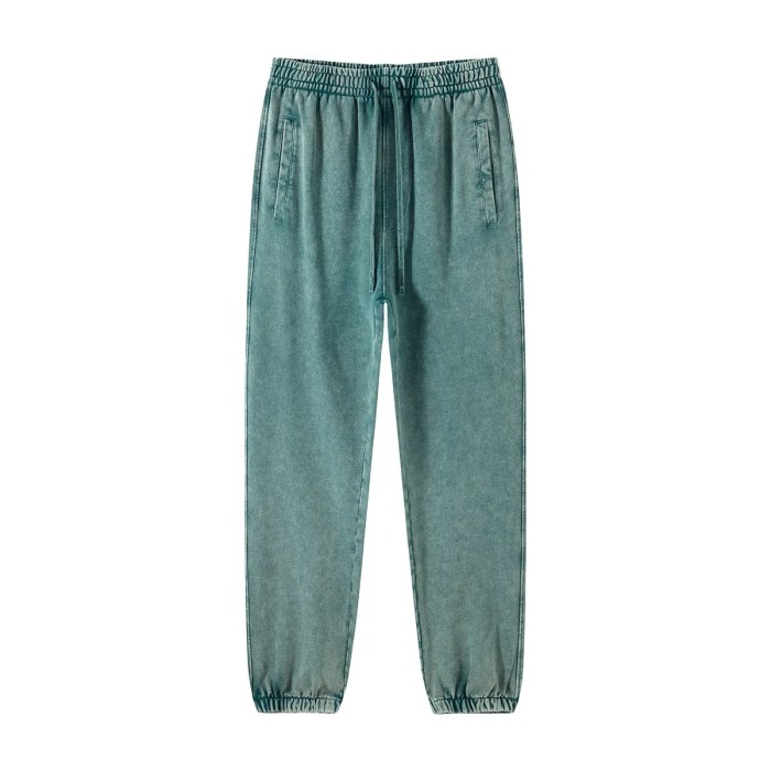 Men's Wash Drawstring worn sweatpants