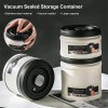 Vacuum Sealed Stainless Steel Storage Canister – Airtight Container for Grains, Tea, Nuts & Kitchen Organization 4