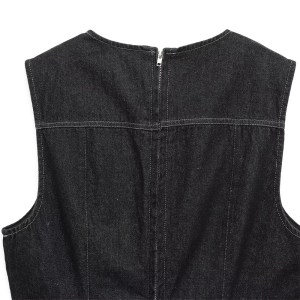 zach women's fashion sleeveless denim effect mini dress Zach Women's Fashion Sleeveless Denim Effect Mini Dress 5
