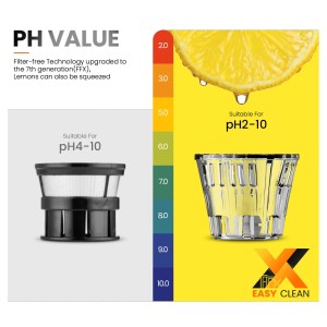 Miui Mini Slow Juicer – Portable Electric Juice Extractor & Blender, Easy-Clean Fruit Juice Maker, Ice Cream Compatible 2