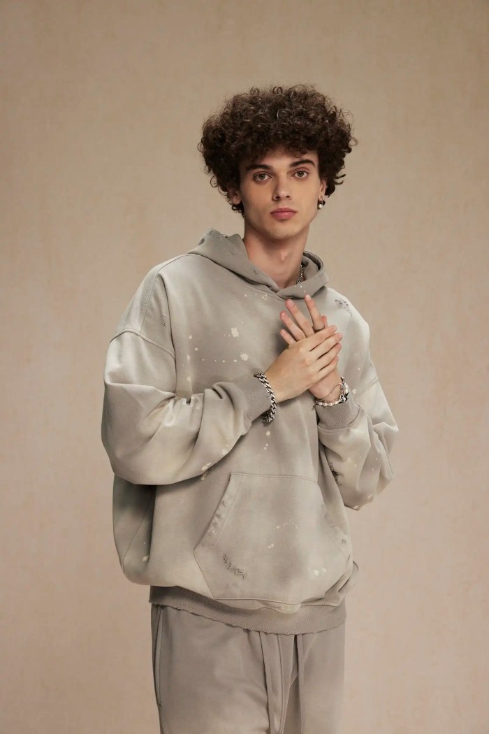 tie dye stained ink holes worn hoodie – distressed casual hoodie with unique design Tie-Dye Stained Ink Holes Worn Hoodie – Distressed Casual Hoodie with Unique Design