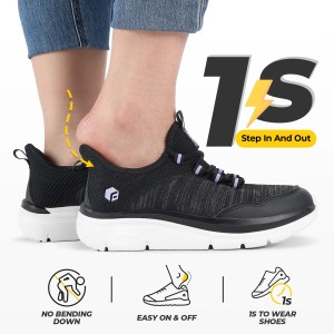 fitville women's wide foot slip on sneaker walking shoes FitVille Women's Wide Foot Slip-On Sneaker Walking Shoes 3
