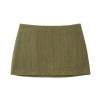 women's olive green corduroy mini skirt – retro style, low waist, slim a line with side zipper and hip wrap detail Women's Olive Green Corduroy Mini Skirt – Retro Style, Low Waist, Slim A-Line with Side Zipper and Hip Wrap Detail