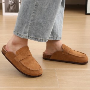 women’s suede clogs – fashionable cork suede mules with arch support, anti slip outdoor slippers Women’s Suede Clogs – Fashionable Cork Suede Mules with Arch Support, Anti-Slip Outdoor Slippers 6