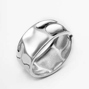 diazi wide cuff bangle – punk metal bracelet for men & women, gift jewelry DIAZI Wide Cuff Bangle – Punk Metal Bracelet for Men & Women, Gift Jewelry 6
