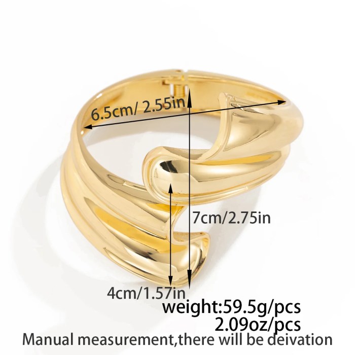 diezi punk hip hop gold color leaves geometric metal wide cuff bangles bracelets fashion spring bangles for women men jewelry DIEZI Punk Hip Hop Gold Color Leaves Geometric Metal Wide Cuff Bangles Bracelets Fashion Spring Bangles For Women Men Jewelry 3