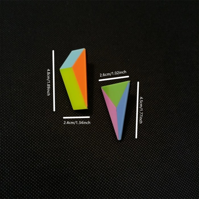 geometric neon stud earrings for women – classic acrylic splice plate design Geometric Neon Stud Earrings for Women – Classic Acrylic Splice Plate Design 3